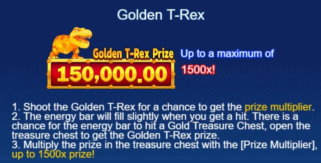 Golden T-Rex